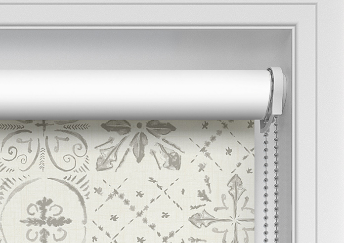 Moroccan Tiles, Isle Grey - Twist&Fit Roller Blind - Image 11